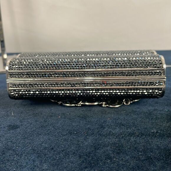 Judith Leiber Gun Metal Minaudiere Bag - Picture 9 of 9